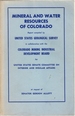 Mineral and Water Resources of Colorado