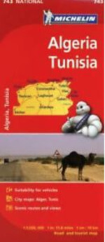 C1980s Michelin Map No. 172 Algeria-Tunisia