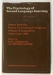 The Psychology of Second Language Learning: Papers From the Second International Congress of Applied Linguistics, Cambridge, 8-12 September 1969