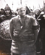 Richard Widmark in Les Drakkars (the Long Ships).