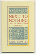 Next to Nothing: Collected Poems 1926-1977