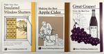 Great Grapes-Grow the Best Ever (1980) / Making the Best Apple Cider (1980) / Make Your Own Insulated Window Shutters (1981)