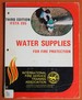 Water Supplies for Fire Protection