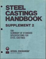 1981 Summary of Standard Specifications for Steel Castings (Steel Casting Handbook Supplement)