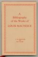 A Bibliography of the Works of Louis Macneice