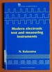 Modern Electronic Test & Measuring Instruments (Iee Electrical Measurement Ser No 10)