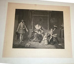 Henri IV Et Ses Enfants D'Aprs Jean Auguste Dominique Ingres. First Edition of the Engraving