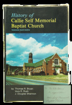 History of Callie Self Memorial Baptist Church (Author Inscribed)