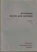 Botswana Notes and Records Vol. 3. 1971