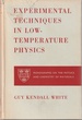 Experimental Techniques in Low-Temperature Physics