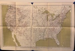 Map: "Distribution of the Magnetic Declination in the U.S. in 1900"...From the Seventeen Annual Report of the United States Geological Survey to the Secretary of the Interior 1895-96 Part I