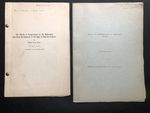 2 Offprints: Notes on Regeneration in Tubularia Crocea (1904); the Effects of Compression on the Maturation and Early Development of the Eggs of Asterias Forbesii (1905)