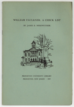 William Faulkner: a Check List