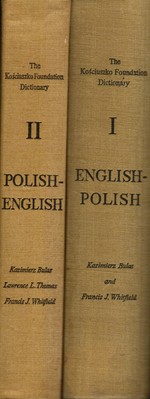 Polish-English and English-Polish Dictionaries-2 Volumes