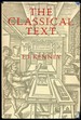 The Classical Text. Aspects of Editing in the Age of the Printed Book