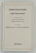 First Philosophy: Lectures 1923/24 and Related Texts From the Manuscripts (1920-1925)