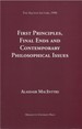First Principles, Final Ends and Contemporary Philosophical Issues (the Aquinas Lecture, 1990)
