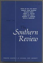 Essays on the Self in Society [in] the Southern Review-Volume 11, Number 1, Winter 1975