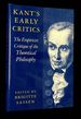 Kant's Early Critics: the Empiricist Critique of the Theoretical Philosophy