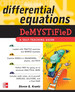 Differential Equations Demystified: a Self-Teaching Guide (Demystified Series)