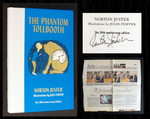 The Phantom Tollbooth 50th Anniversary Edition (Norton Juster Signed, 1st Print 50th Anniv Ed, Bonus Newspaper Article)