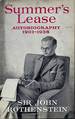 Summer Lease: Autobiography, 1901-1938