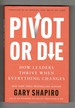 Pivot Or Die How Leaders Thrive When Everything Changes: Gary Shapiro Shares Lessons on Innovation and Success and Provides a Framework for Adapting to Unforeseen Circumstances