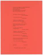 [Broadside]: Incantations and Aphorae for Colonel Catfish Crater on the Occasion of the 25th Birthday of the Jargon Society