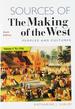 Sources of the Making of the West, Volume I, Sixth Edition