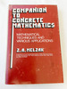 1973 Hc Companion to Concrete Mathematics (Pure & Applied Mathematics S. ), Vol. 1 By Melzak, Z.a.