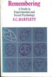Remembering: a Study in Experimental and Social Psychology [Paperback] Bartlett, Frederic C.