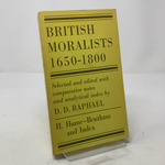 British Moralists 1650-1800: Volume II, Hume-Bentham and Index