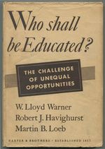 Who Shall Be Educated: the Challenge of Unequal Opportunies