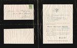 Le Faire-Part De Henry-Albert Verlaine Dcd En 1900 Au Fond-De-Givonne. Original Document