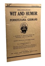 Wit and Humor of the Pennsylvania Germans