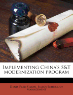 Implementing China's S&t Modernization Program