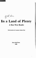 In a Land of Plenty: A Don West Reader