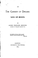 In the Garden of Dreams, Lyrics and Sonnets