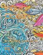 Infinite Ocean: A coloring book by AI