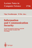 Information and Communication Security: Second International Conference, Icics'99 Sydney, Australia, November 9-11, 1999 Proceedings