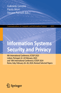 Information Systems Security and Privacy: 9th International Conference, ICISSP 2023, Lisbon, Portugal, 22-24 February, 2023, and 10th International Conference, ICISSP 2024, Rome, Italy, February 26-28, 2024, Revised Selected Papers