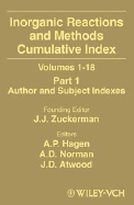 Inorganic Reactions and Methods, Cumulative Index, Part 1: Author and Subject Indexes