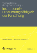 Institutionelle Erneuerungsfhigkeit Der Forschung