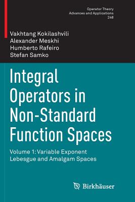 Integral Operators in Non-Standard Function Spaces: Volume 1: Variable Exponent Lebesgue and Amalgam Spaces - Kokilashvili, Vakhtang, and Meskhi, Alexander, and Rafeiro, Humberto