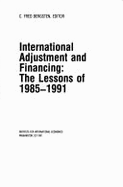 International Adjustment and Financing: The Lessons of 1985-1991