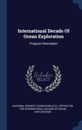 International Decade Of Ocean Exploration: Program Description