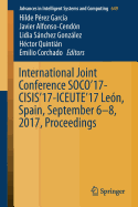International Joint Conference SOCO'17-CISIS'17-ICEUTE'17 Leon, Spain, September 6-8, 2017, Proceeding