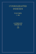 International Law Reports, Consolidated Index 3 Volume Hardback Set: Volumes 1-160