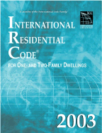 International Residential Code 2003