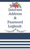 Internet Address & Password Logbook: password notebook with alphabetical tabs